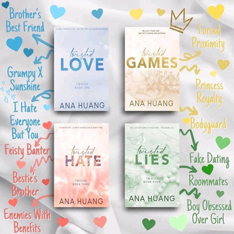 Combo Of Twisted Love , Games , Hate , Lies.