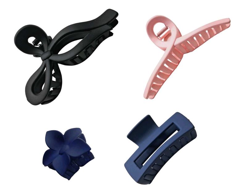 4 Pcs Combo Hair Claws