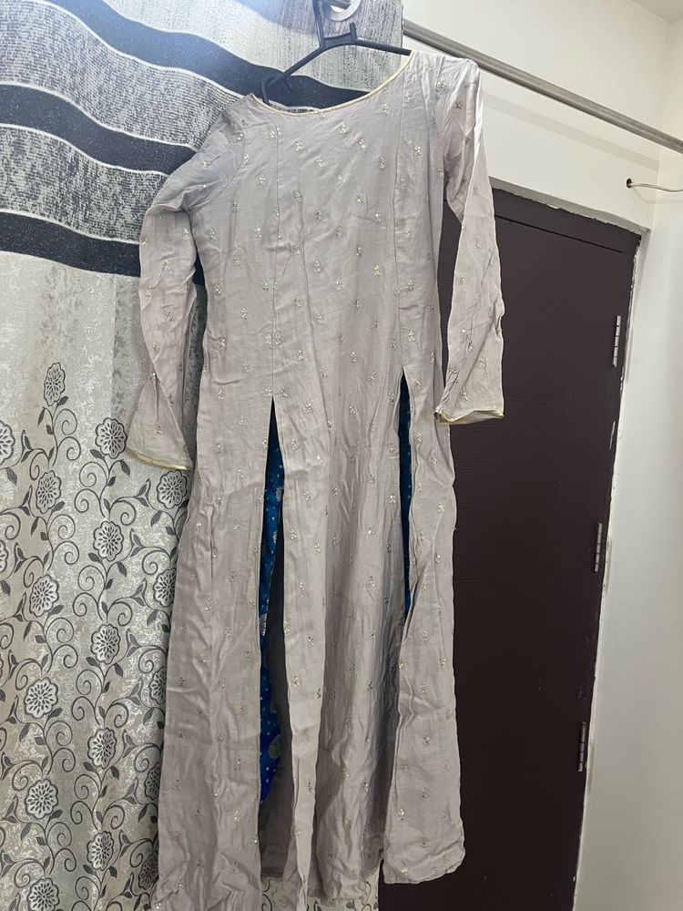 Party Wear Two Piece Gown And Pant