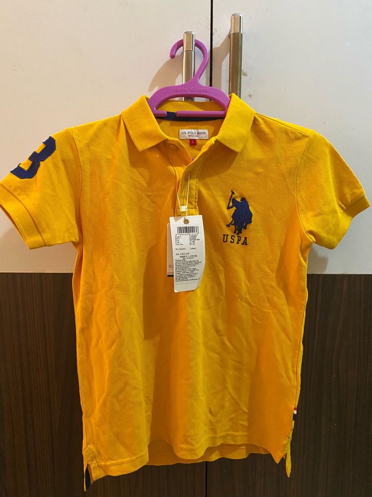 US Polo Assn. Yellow T Shirt