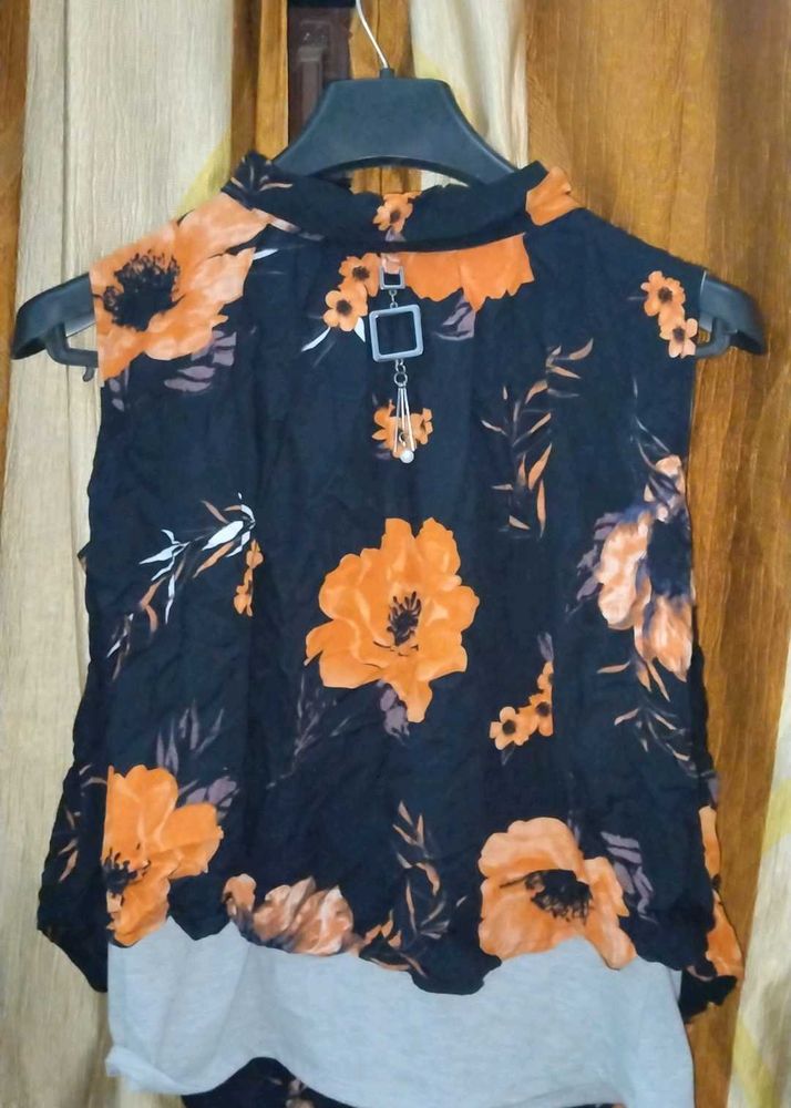 Floral Print Top