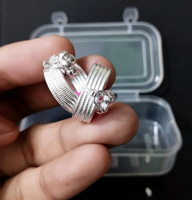 Silver Ring 💍 Pack of 2 ( New )