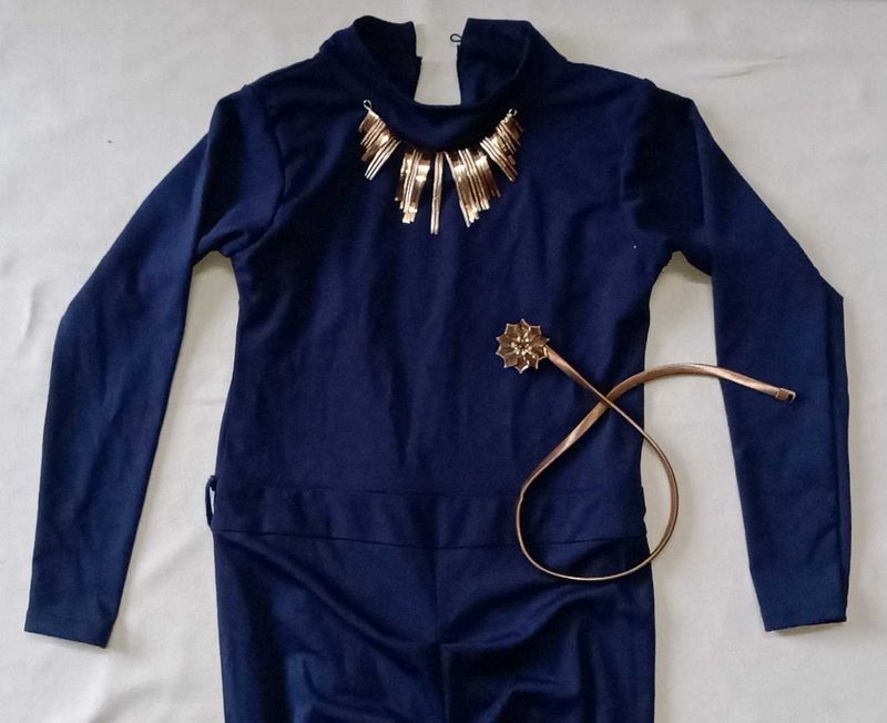 Navy Blue Gown