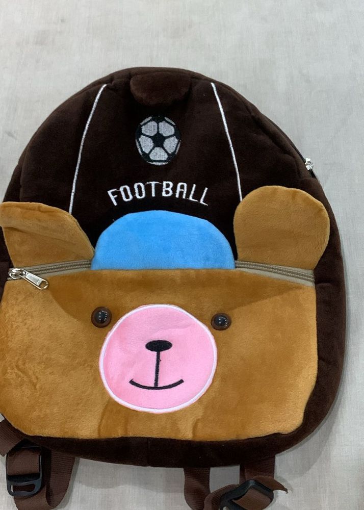 NEW Cute Football Bear Backpack