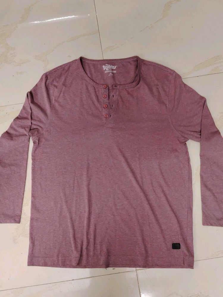Burgundy Long Sleeve Shirt