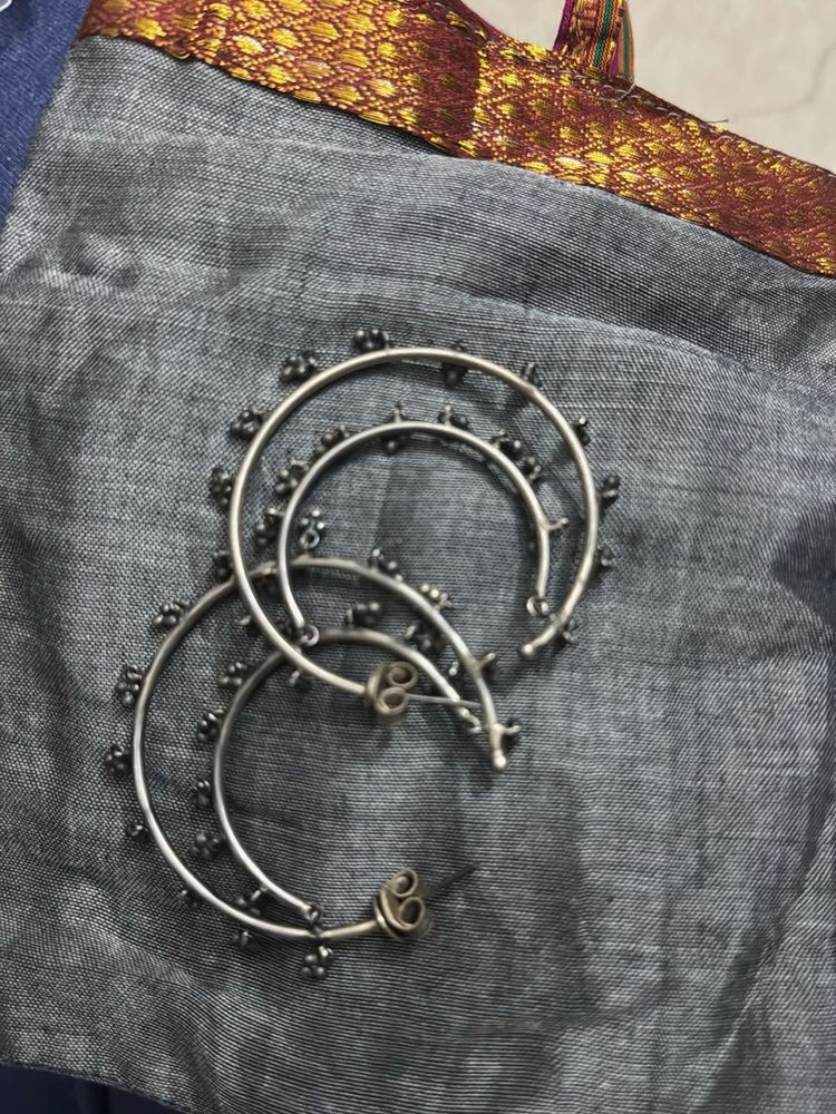 Silver Hoop Earrings