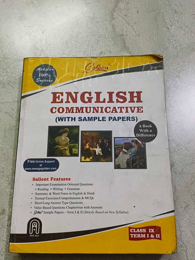 English Communicative Guide Book For Class 9th.