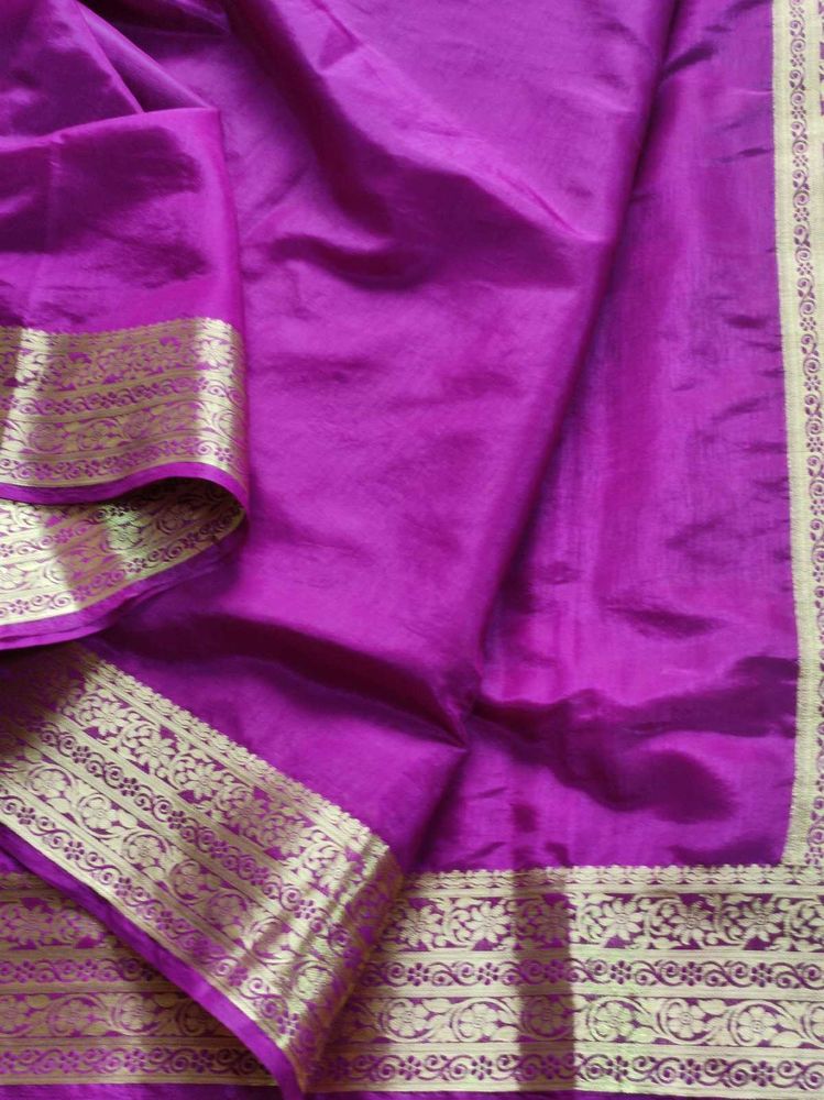 Elegant Purple Saree