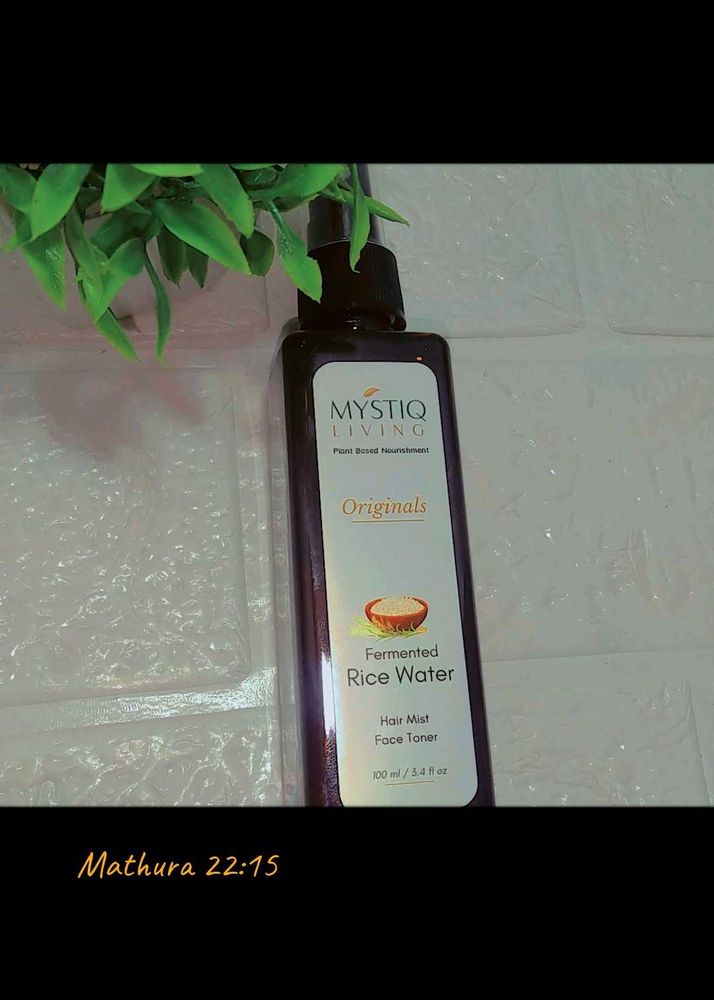 Mystic Living Fermented Rice Water Toner Spray
