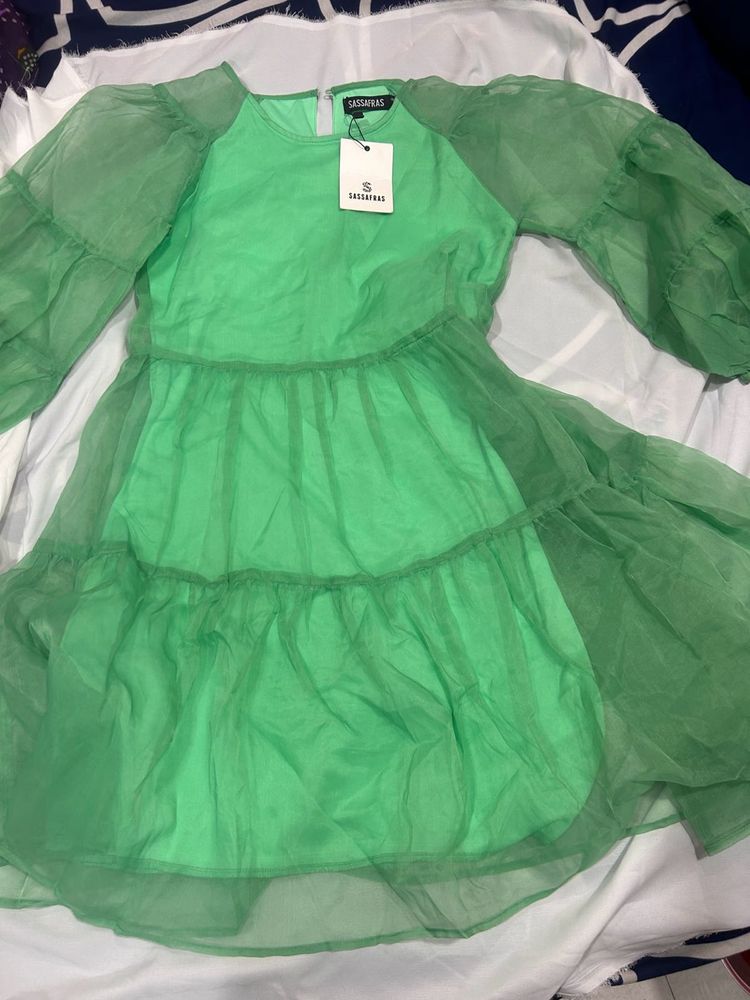 Green Tulle Dress
