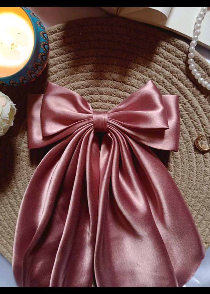 Pink Hair Bow Clip