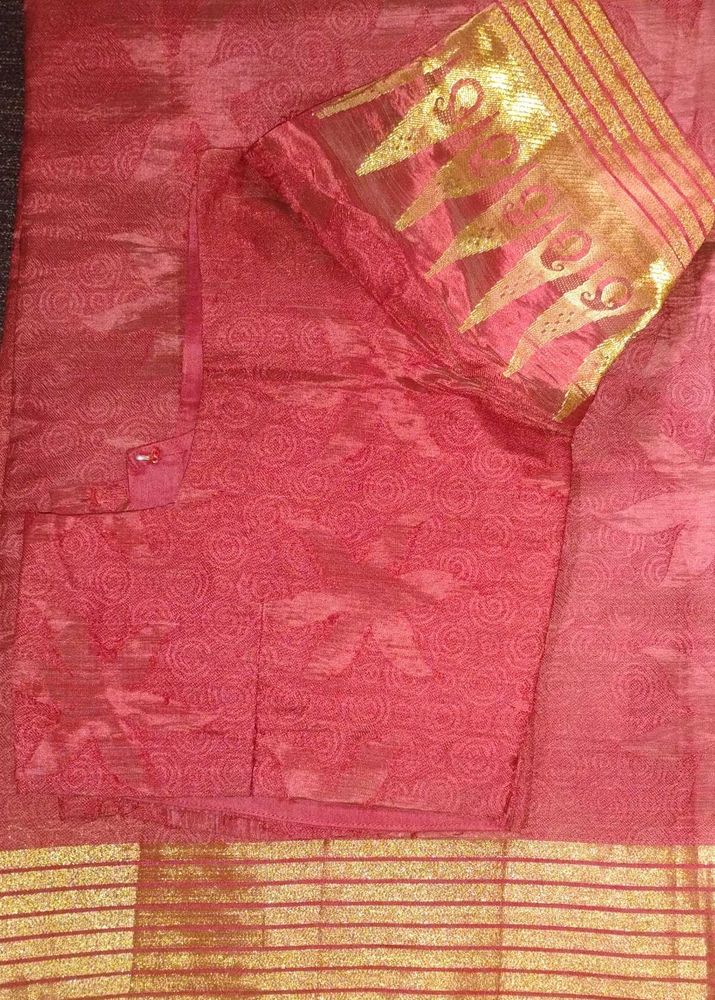Elegant Red Saree