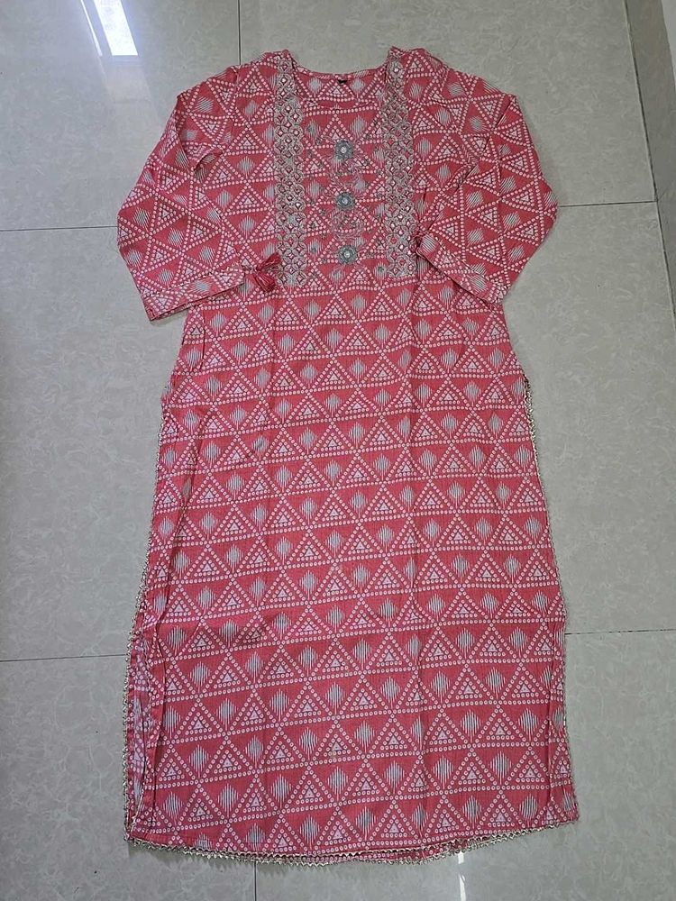 Beautiful Zardoji Gotta Elegant Kurti