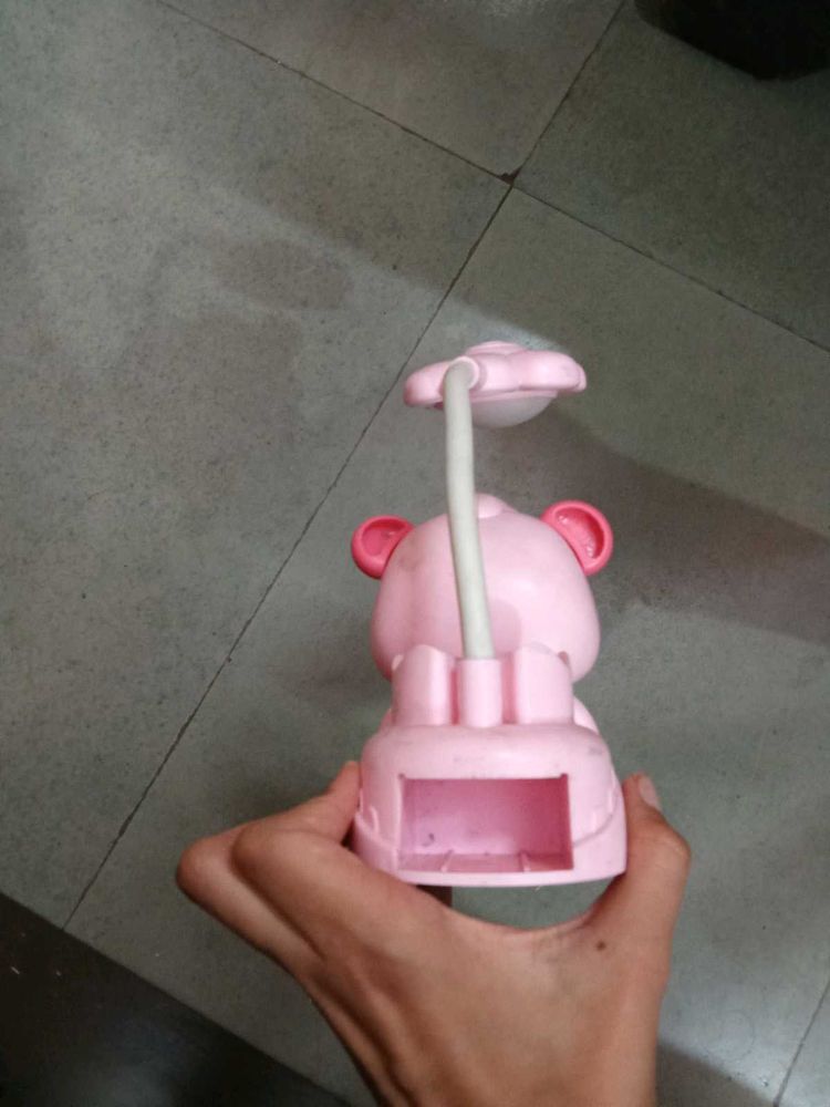 Cute Pink Bear LED Desk Lamp
