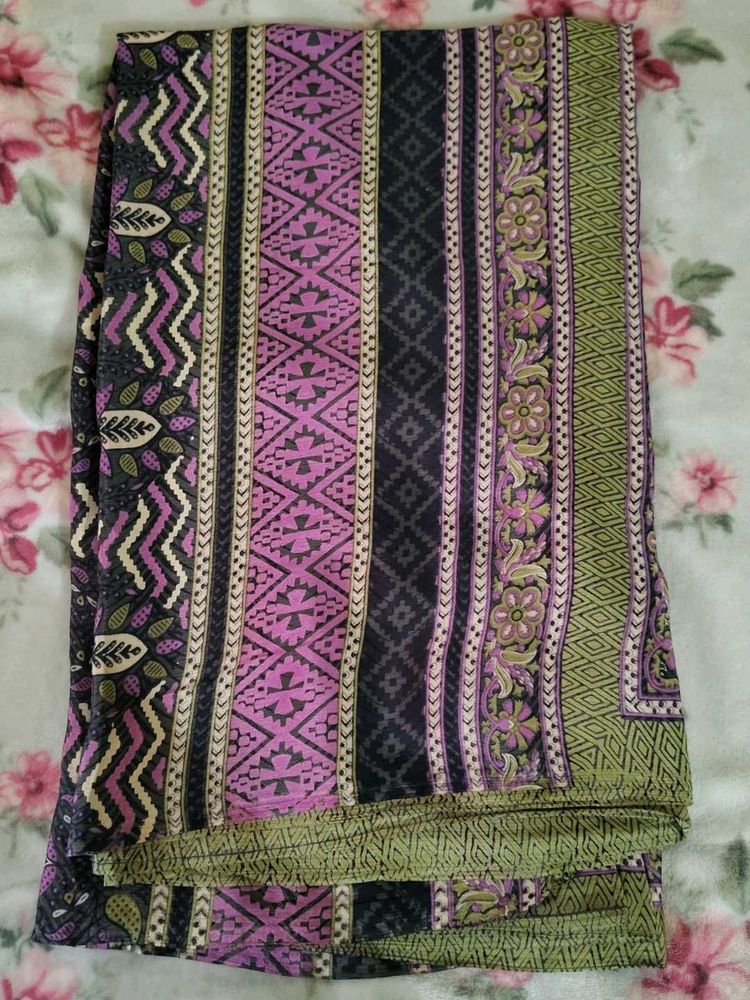 Colorful Patterned Saree