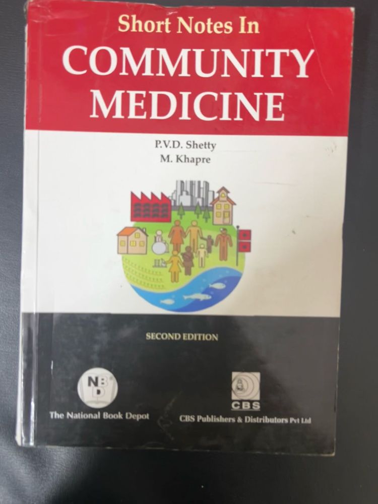 Community Medicine book