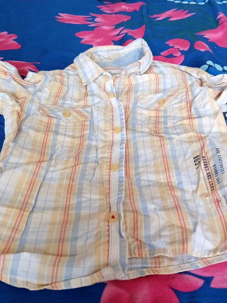 Boy's Plaid Button-Down Shirt