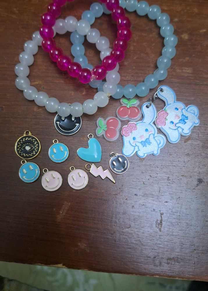 Charms And Bead Bracelets
