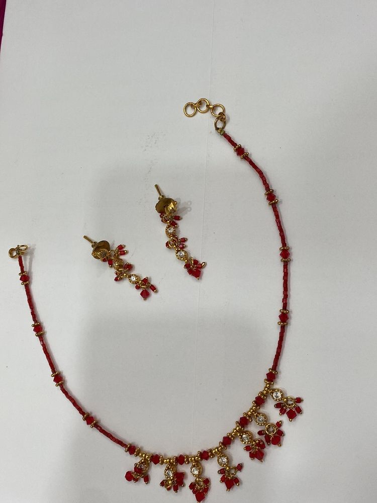 Necklace With Earrings