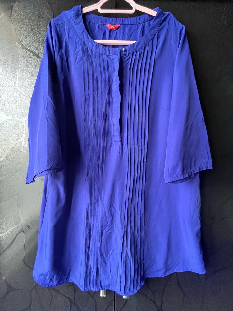 W Blue Top