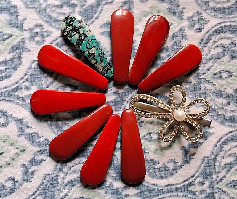 Vintage Hair Clip Lot