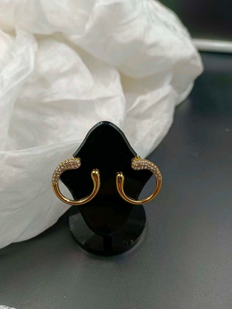Gold Tone Hoop Earrings