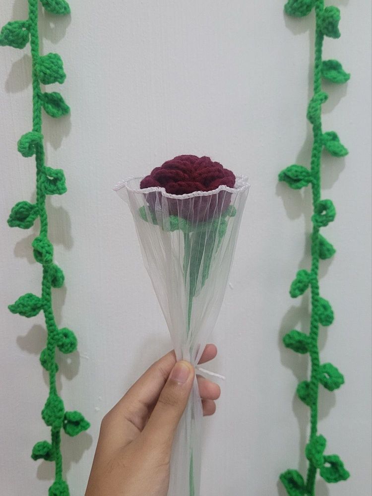 Crochet Rose - Handmade Beauty
