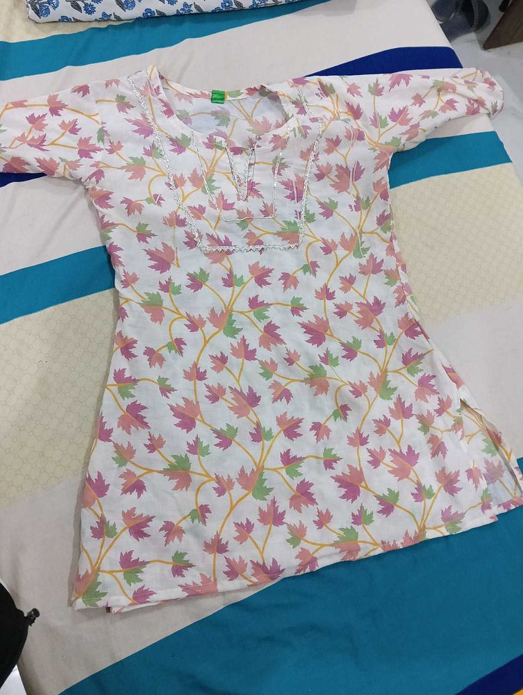 Printed Short Kurti