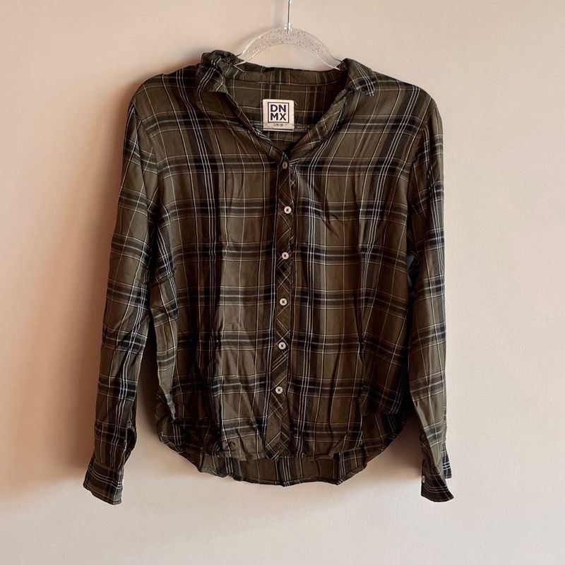 DNMX Plaid Button-Down Shirt