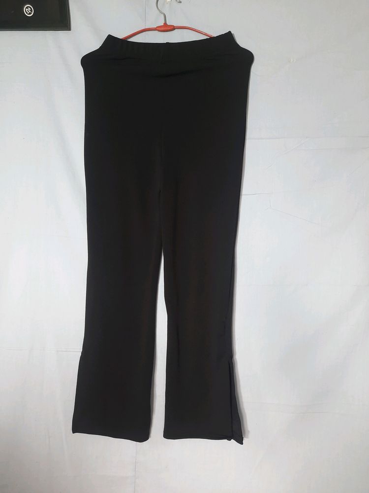 Price Drop!!!!! High Waist Black Pant In Boot Cut (Korean Style)