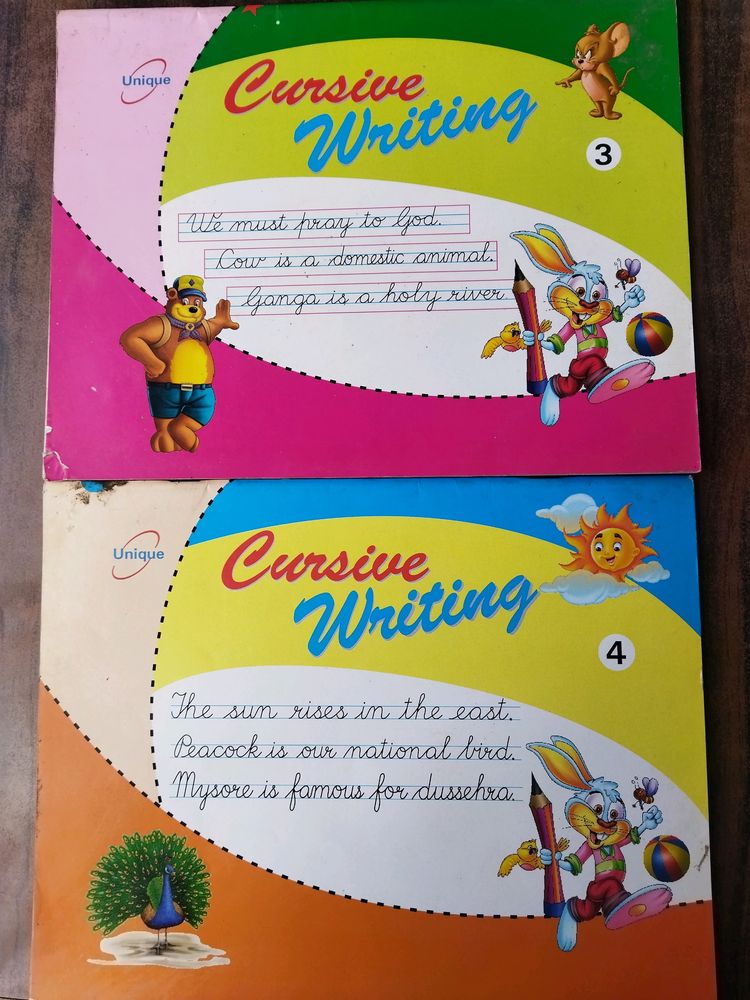Cursive Writing Practice English Books For Kids