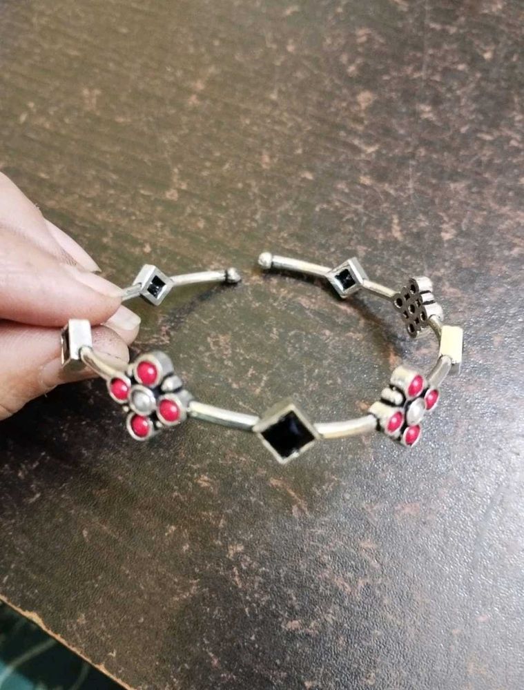 Newly Brass Silver Tone Adjustable Kda 👌