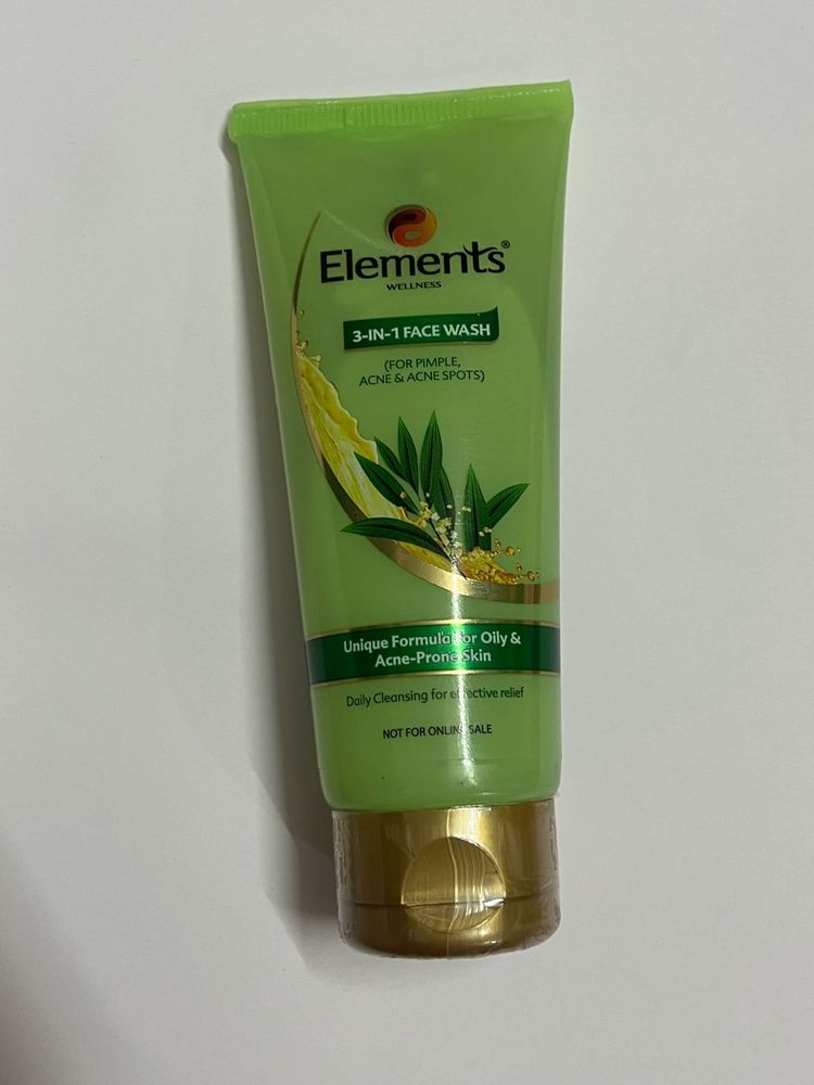3 In One Face Wash