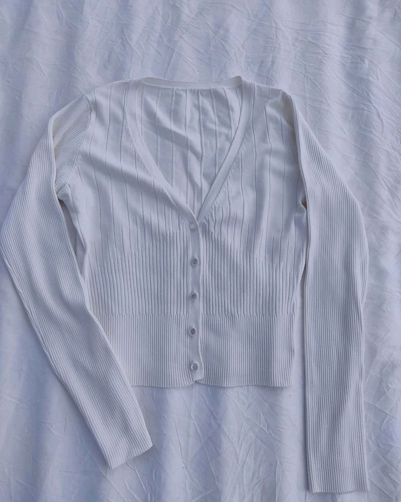 White Cardigan