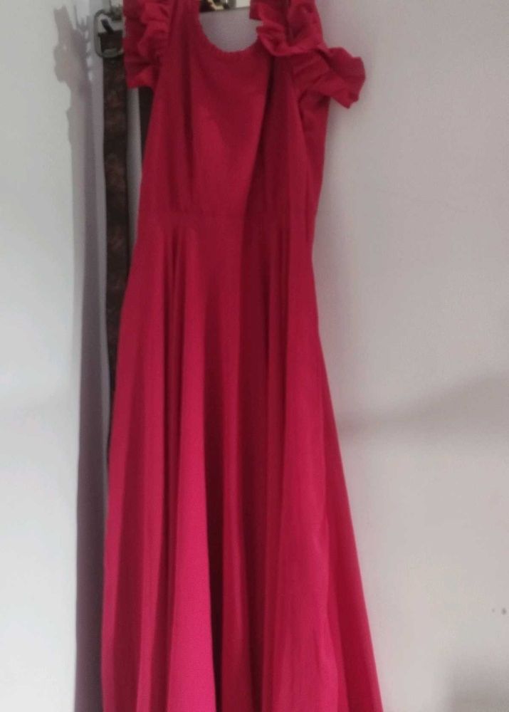 Elegant Pink Maxi Dress