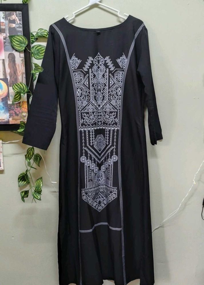 Black Kurta Top
