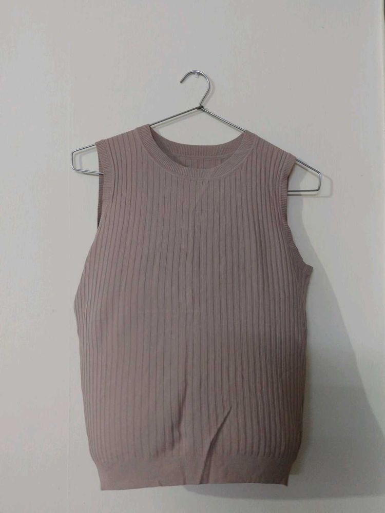 Sleeveless Knit Top