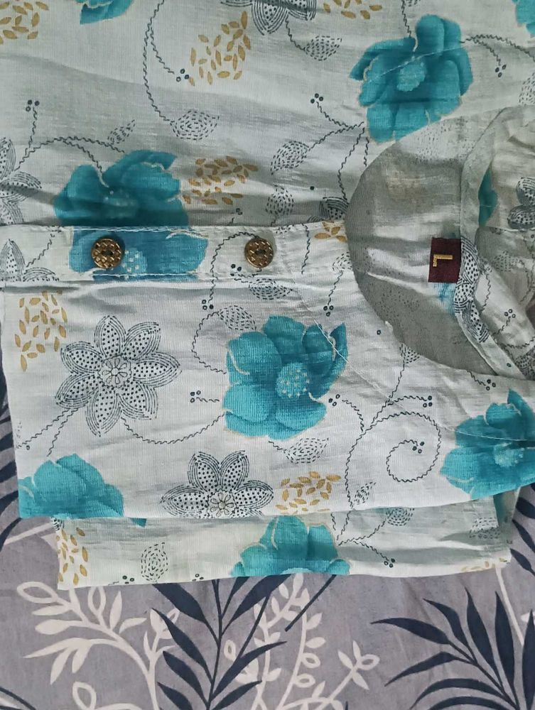 Floral Print Kurta