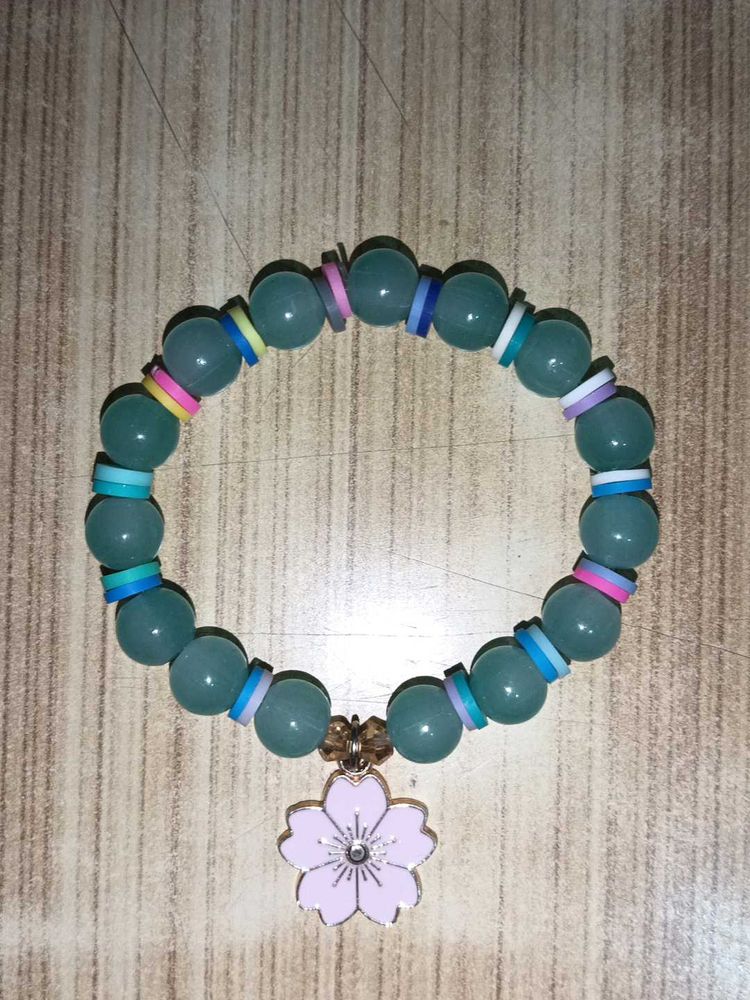 Sakura Charm Beaded Bracelet