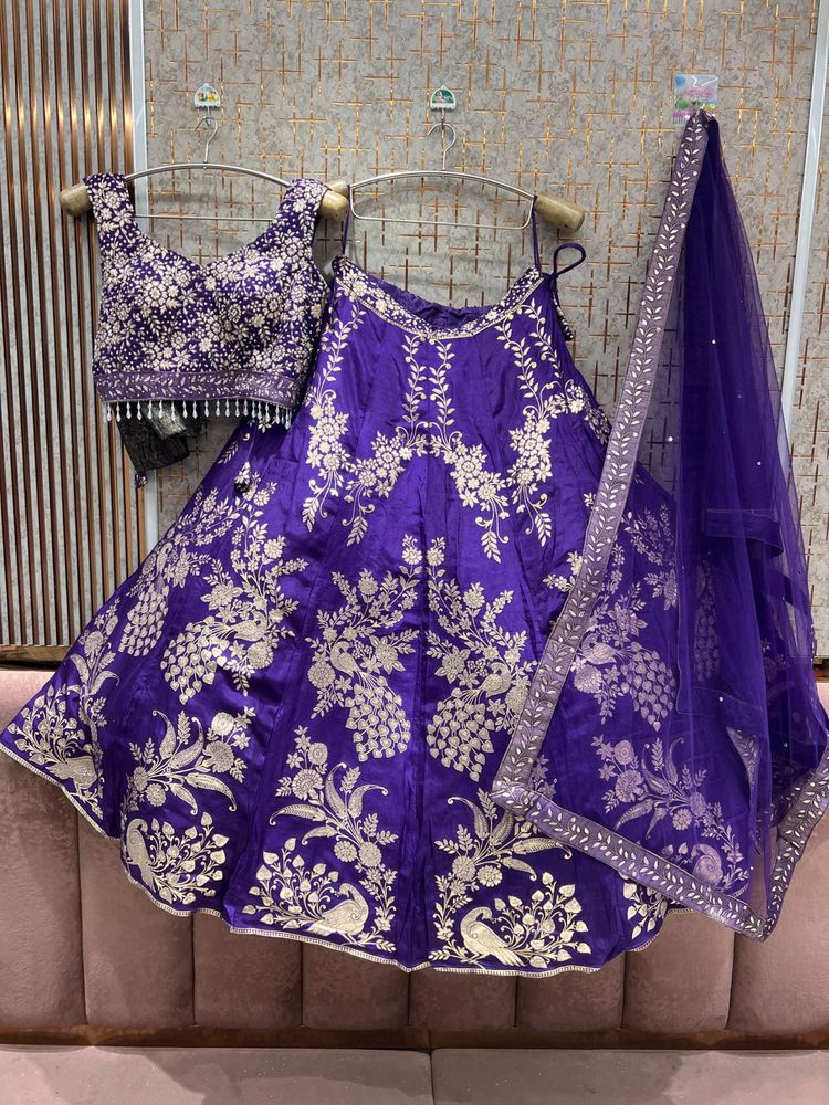 Elegant Floral Lehenga Choli with Dupatta