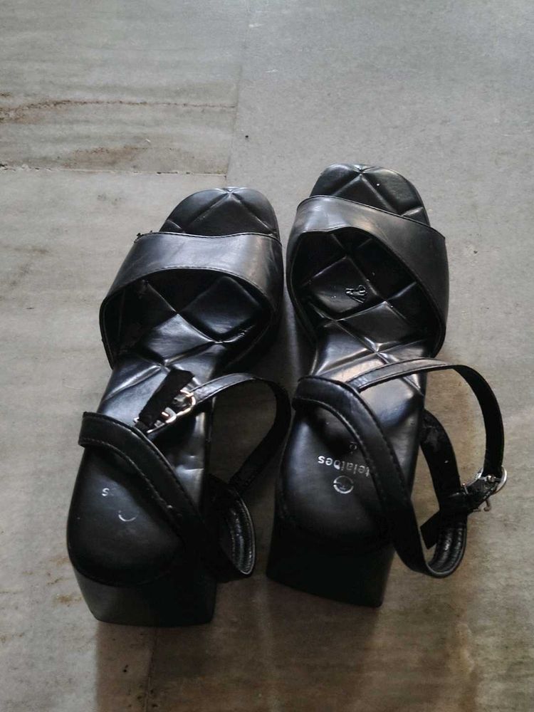 Black Platform Heels