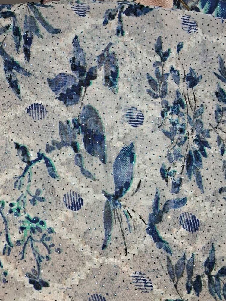 Floral Print Fabric Scarf