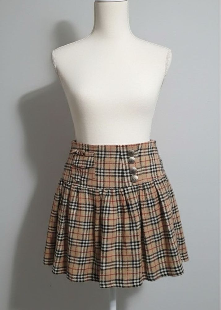 Plaid Mini Skirt
