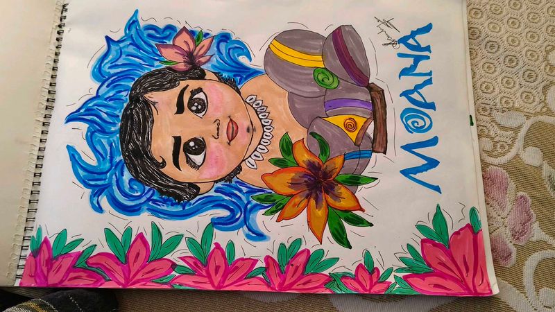 Moana Art Work ( Cartoon)