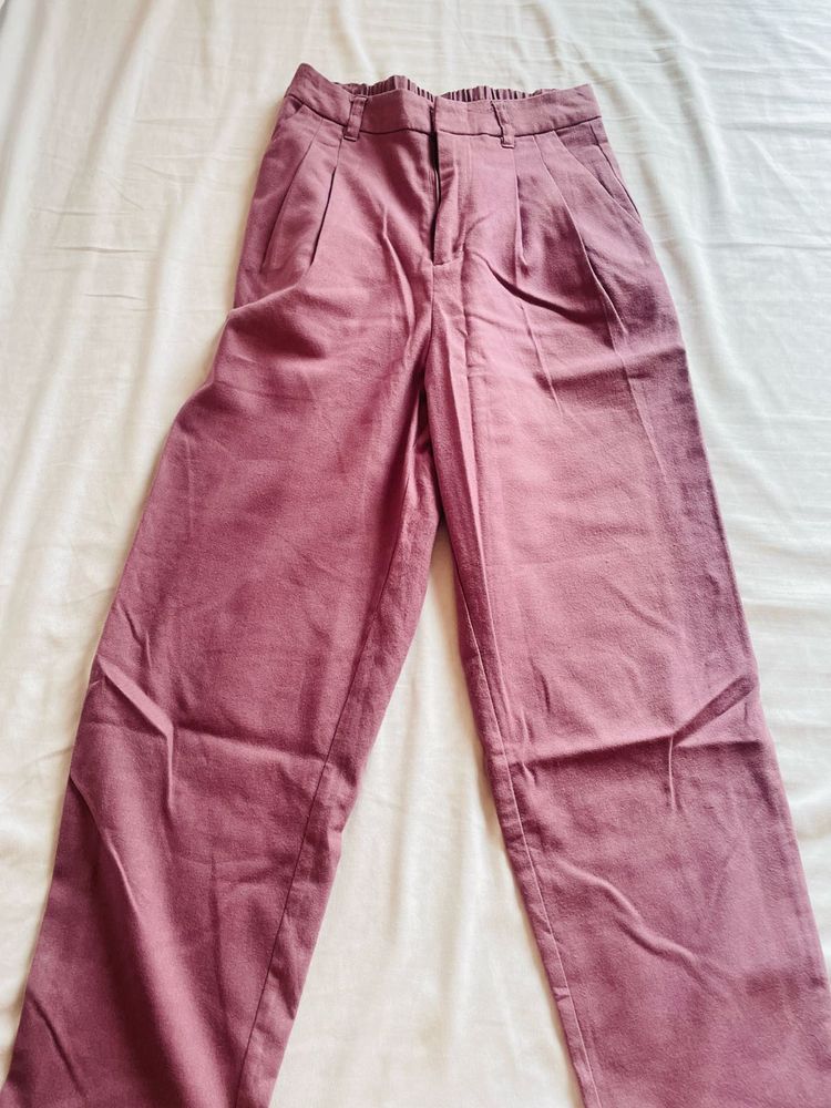 Mauve Casual Pants