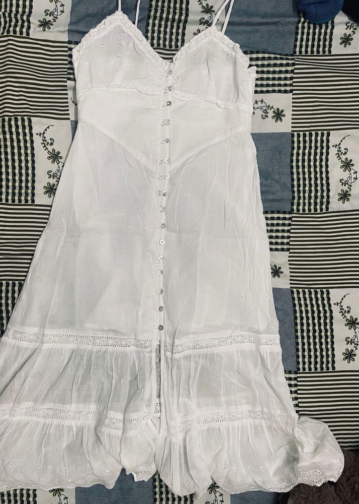 White Midi Dress