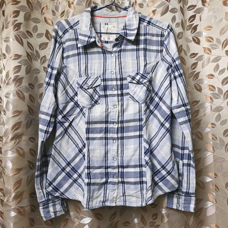 White Check Shirt