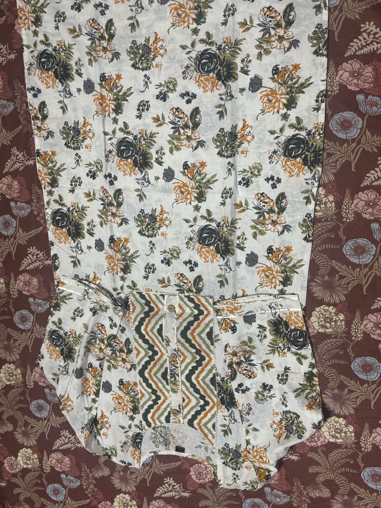 Floral Print Kurta