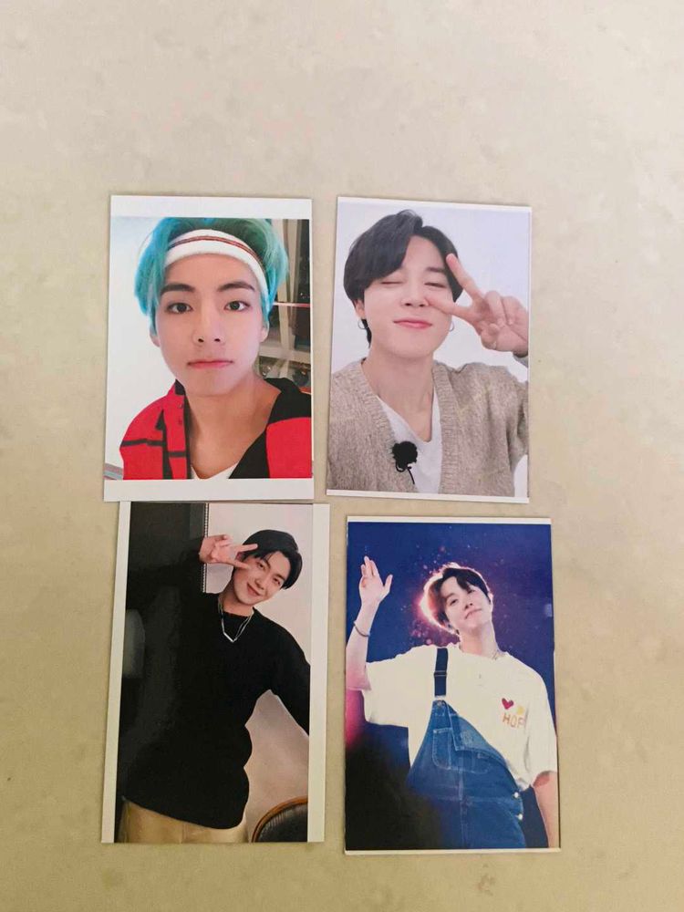 BTS Photocards.