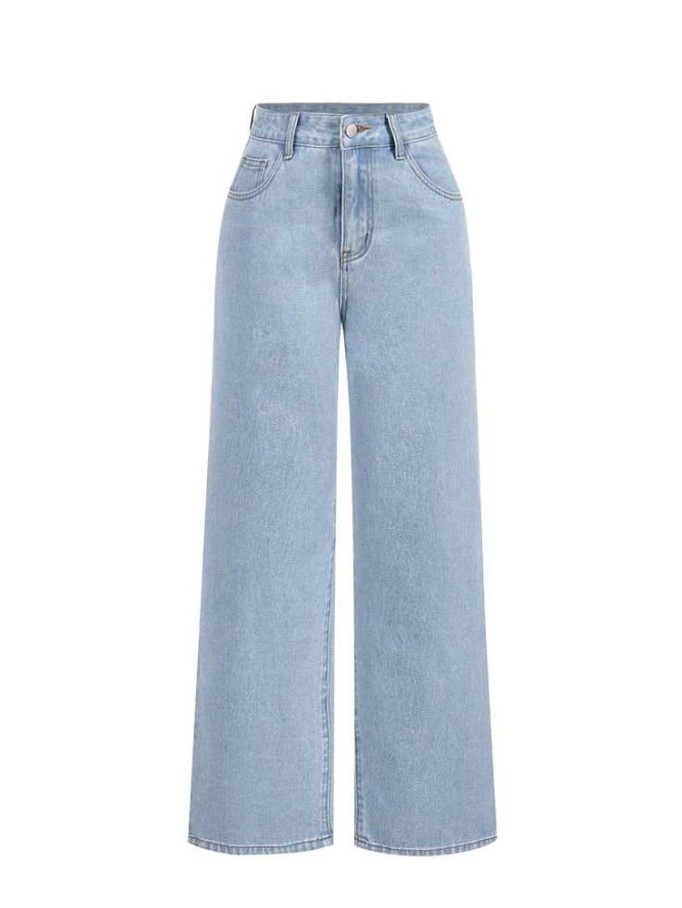 Light Wash Wide Leg Jeans